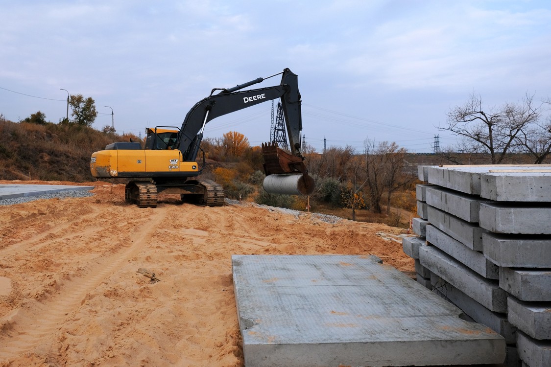 Строительство очистных сооружений на водовыпусках в реку Волга в Волгограде