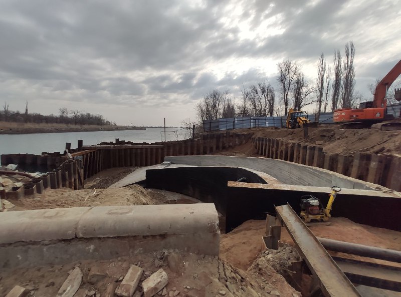 Реконструкция гидроузла №5 Волго-Донского судоходного канала