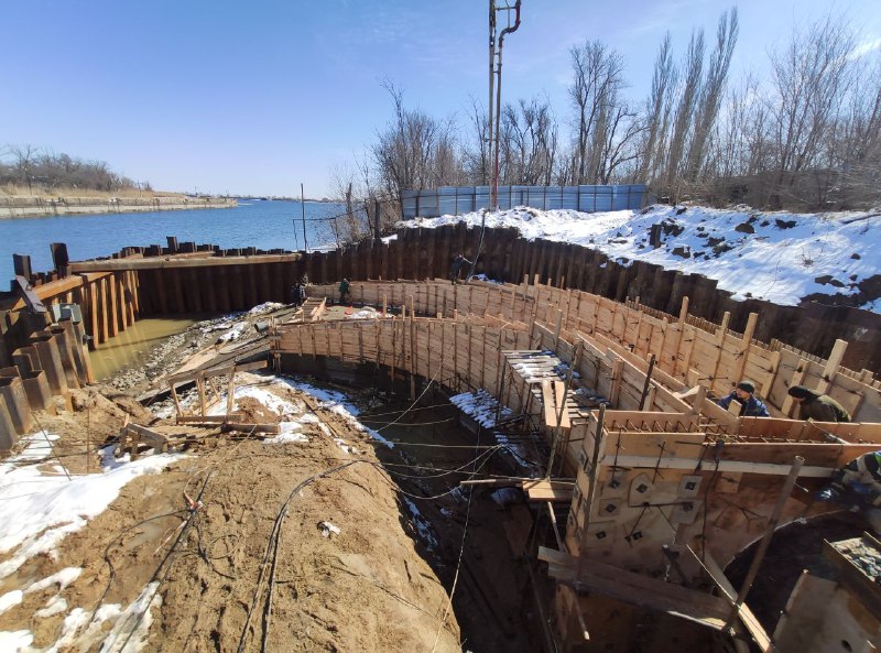 Реконструкция гидроузла №5 Волго-Донского судоходного канала