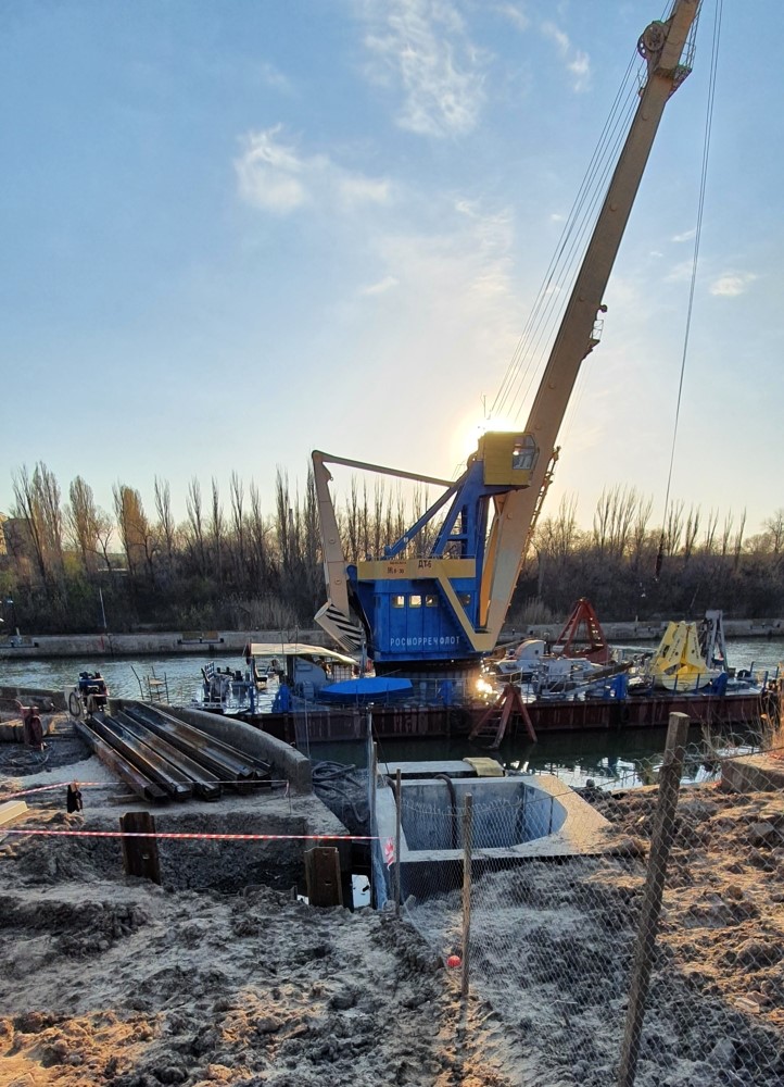 Реконструкция гидроузла №2 Волго-Донского судоходного канала